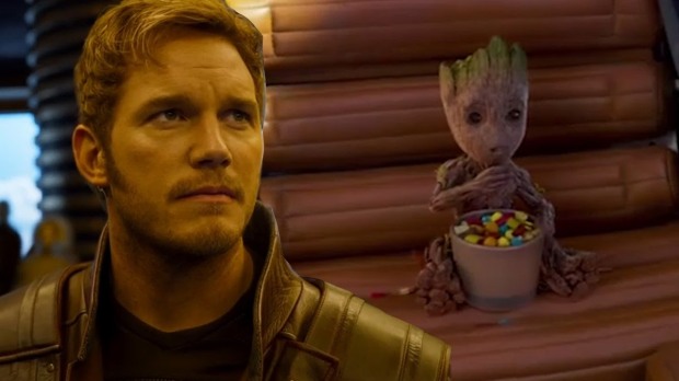 starlord and groot